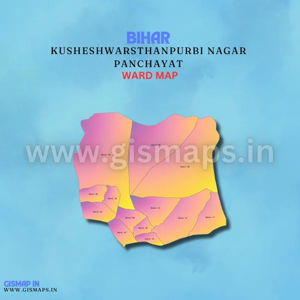 KusheshwarSthanPurbi Nagar Panchayat Ward Map